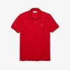 Lacoste Effen Polo Rood Heren