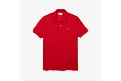 Lacoste Effen Polo Rood Heren