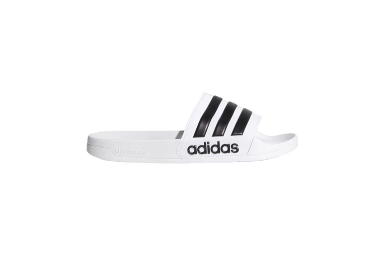 Adidas Adilette Shower Slipper Wit/zwart Dames 1 Adidas Adilette Shower Slipper Wit/zwart Dames