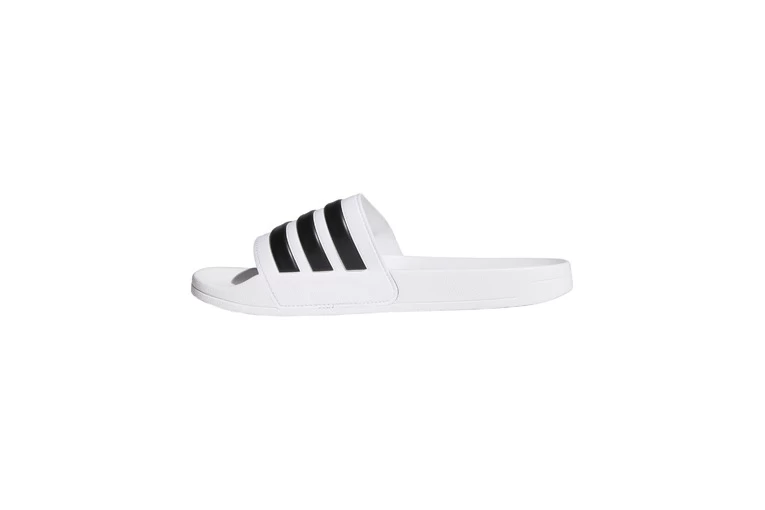 Adidas Adilette Shower Slipper Wit/zwart Dames 2 Adidas Adilette Shower Slipper Wit/zwart Dames - Afbeelding 2