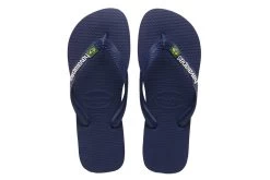 Havaianas Brasil Logo Teenslippers Blauw Heren