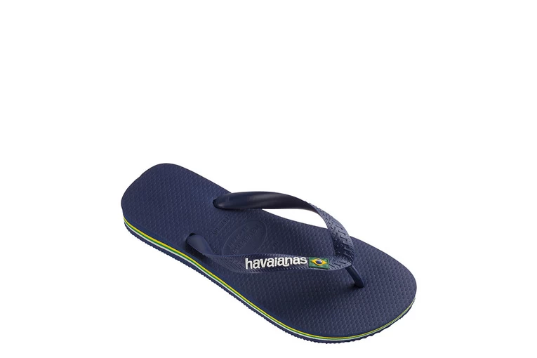 Havaianas Brasil Logo Teenslippers Blauw Heren 2 Havaianas Brasil Logo Teenslippers Blauw Heren - Afbeelding 2