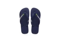 Havaianas Brasil Logo Donkerblauw Unisex