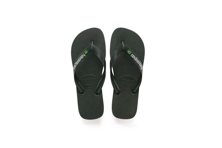 Havaianas Brasil Logo Donkergroen Unisex 1 Havaianas Brasil Logo Donkergroen Unisex