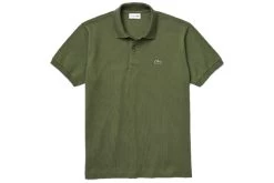 Lacoste Classic Fit Effen Polo Kaki Heren