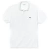 Lacoste Classic Fit Effen Polo Wit Heren
