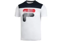 Fila Tim Tennis T-shirt Wit Jongens