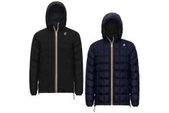 K-Way Jacques Thermo Plus.2 Double Winterjas Zwart/donkerblauw Heren