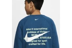 Nike Sportswear Swoosh Sweater Blauw Jongens -Koop de nieuwe sportmode. 36428449 4