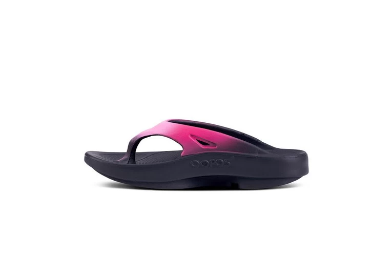 OOFOS OOriginal Sport Recuperatieslipper Neon Pink Dames 3 OOFOS OOriginal Sport Recuperatieslipper Neon Pink Dames - Afbeelding 3