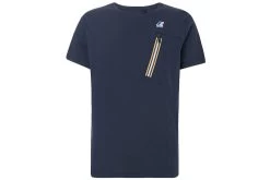 K-Way Le Vrai Isaie T-shirt Marineblauw Heren
