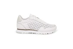Woden Nora III Mesh Leather Sneaker Bright White Dames