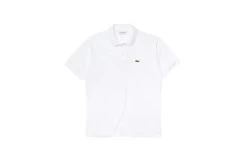 Lacoste Effen Classic Fit Polo Wit Heren