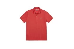 Lacoste Effen Classic Fit Polo Rood Heren
