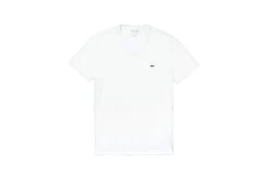 Lacoste T-shirt Met V-hals Wit Heren