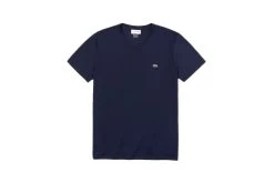 Lacoste T-shirt Met V-hals Navy Heren