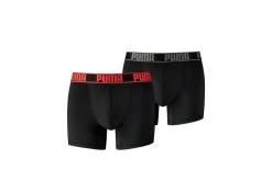 Puma 2-pack Active Boxershort Zwart/rood Heren