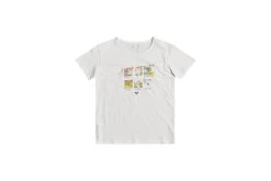 Roxy Day And Night Photoprint T-shirt Wit Meisjes