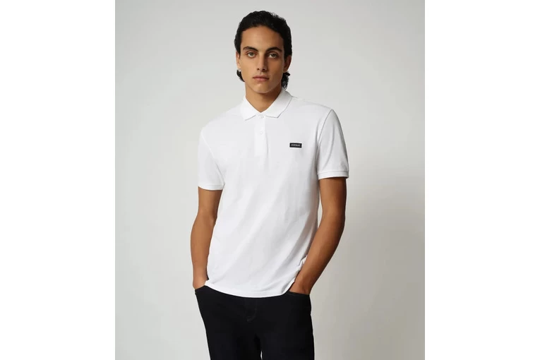 Napapijri Taly Poloshirt Wit Heren 2 Napapijri Taly Poloshirt Wit Heren - Afbeelding 2