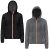 K-Way Lily Polar Double Winterjas Zwart/grijs Dames