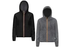 K-Way Lily Polar Double Winterjas Zwart/grijs Dames