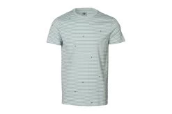 Brunotti Tim-Stripe T-shirt Blauw Heren