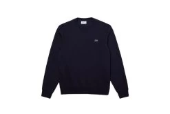Lacoste Sport Cotton Blend Fleece Sweater Navy Heren