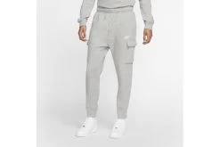 Nike Club Fleece Traininsbroek Grijs/wit Heren