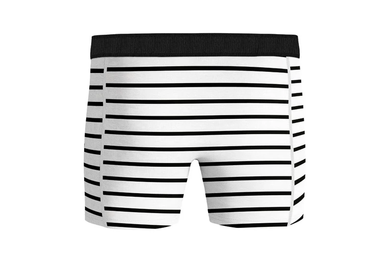 Björn Borg 2-pack Single Stripe Cotton Stretch Shorts Blauw/wit Heren 5 Björn Borg 2-pack Single Stripe Cotton Stretch Shorts Blauw/wit Heren - Afbeelding 5