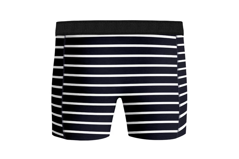 Björn Borg 2-pack Single Stripe Cotton Stretch Shorts Grijs/blauw Heren 5 Björn Borg 2-pack Single Stripe Cotton Stretch Shorts Grijs/blauw Heren - Afbeelding 5