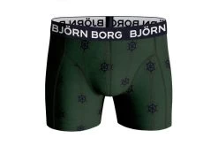 Björn Borg 2-pack Cotton Stretch Shorts Groen Heren -Koop de nieuwe sportmode. 37097457 4