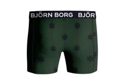 Björn Borg 2-pack Cotton Stretch Shorts Groen Heren -Koop de nieuwe sportmode. 37097457 5
