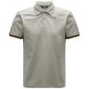 K-Way Vincent Contrast Polo Grijs Heren