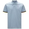 K-Way Vincent Contrast Polo Lichtblauw Heren