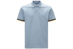 K-Way Vincent Contrast Polo Lichtblauw Heren