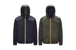 K-Way Jacques Plus.2 Double Zomerjas Donkerblauw/kaki Heren