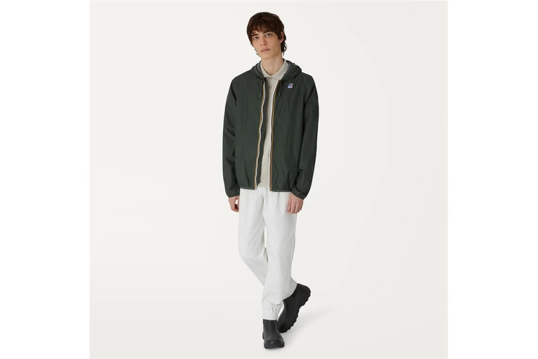 K-Way Jacques Nylon Jersey Kaki Heren 2 K-Way Jacques Nylon Jersey Kaki Heren - Afbeelding 2