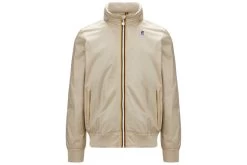 K-Way Amaury Nylon Jersey Zomerjas Beige Grijs Heren