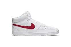 Nike Court Vision Mid Sneaker Wit/rood Heren