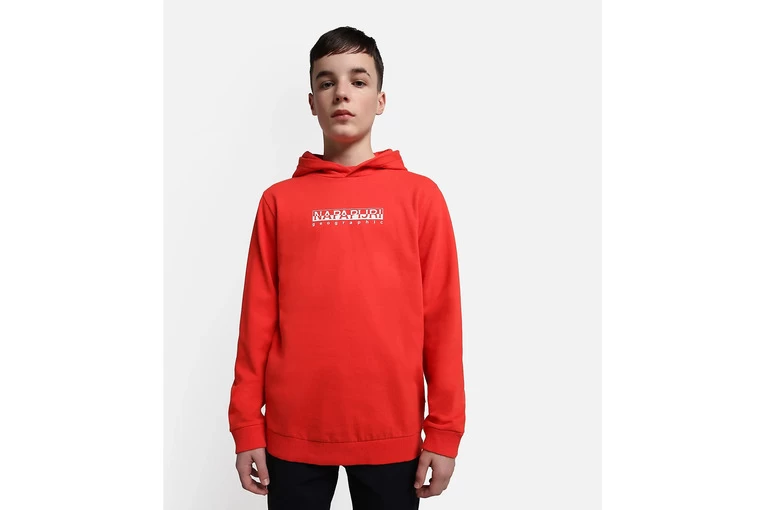 Napapijri Box Hoody Rood KIDS 2 Napapijri Box Hoody Rood KIDS - Afbeelding 2