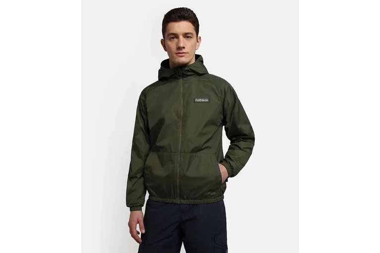 Napapijri Morgex Kort Jack Groen Heren 2 Napapijri Morgex Kort Jack Groen Heren - Afbeelding 2