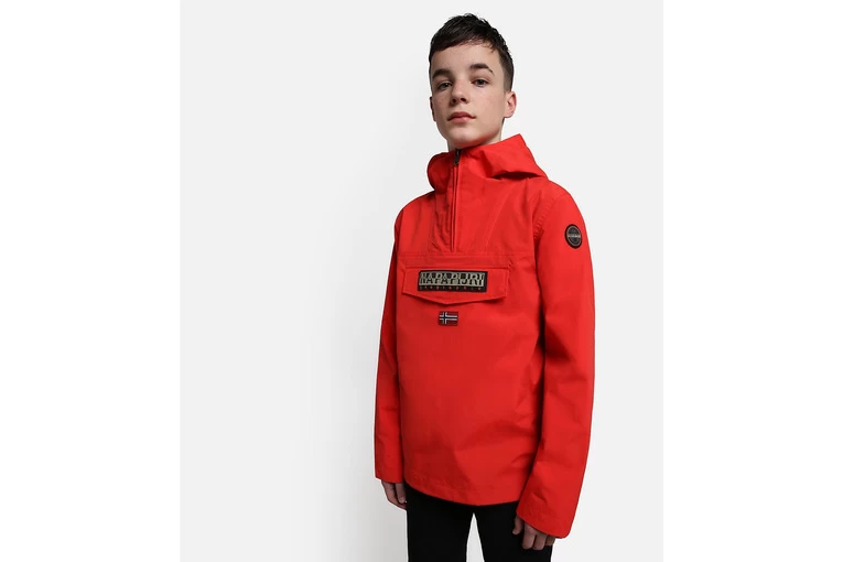 Napapijri Rainforest Zomerjas Bright Red KIDS 2 Napapijri Rainforest Zomerjas Bright Red KIDS - Afbeelding 2