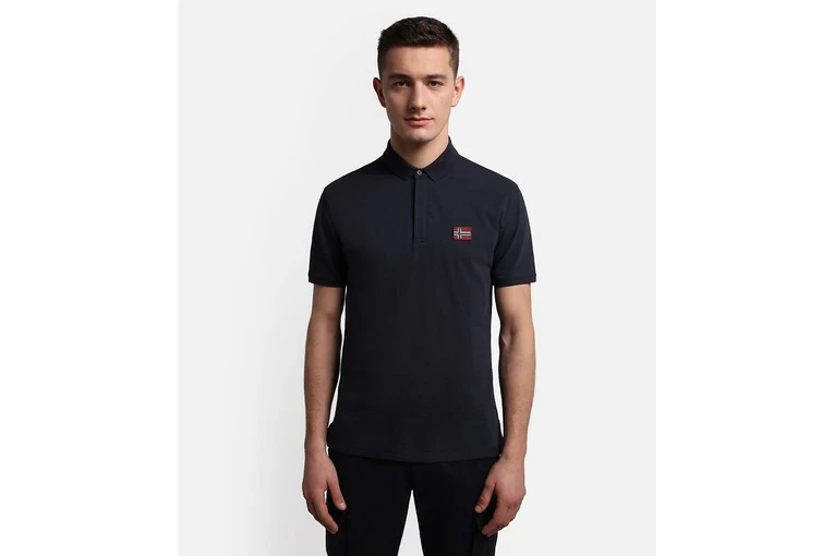 Napapijri Ebea Polo Donkerblauw Heren 2 Napapijri Ebea Polo Donkerblauw Heren - Afbeelding 2