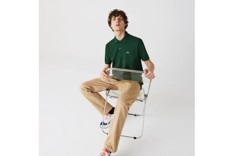 Lacoste Classic Fit Polo Groen Heren 2 Lacoste Classic Fit Polo Groen Heren - Afbeelding 2