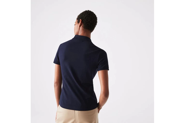 Lacoste Polo Navy Dames 3 Lacoste Polo Navy Dames - Afbeelding 3