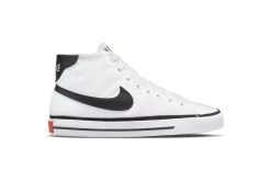 Nike Court Legacy Canvas Mid Sneaker Wit/zwart Heren