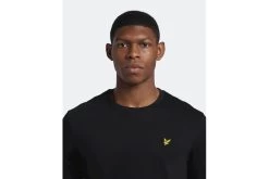 Lyle & Scott Plain T-shirt Jet Balck Heren -Koop de nieuwe sportmode. 37098997 4