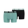 Puma 2-pack Basic Boxers Sage/zwart Heren