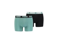 Puma 2-pack Basic Boxers Sage/zwart Heren