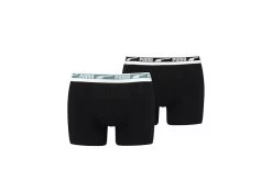 Puma 2-pack Multi Logo Boxershorts Zwart Heren